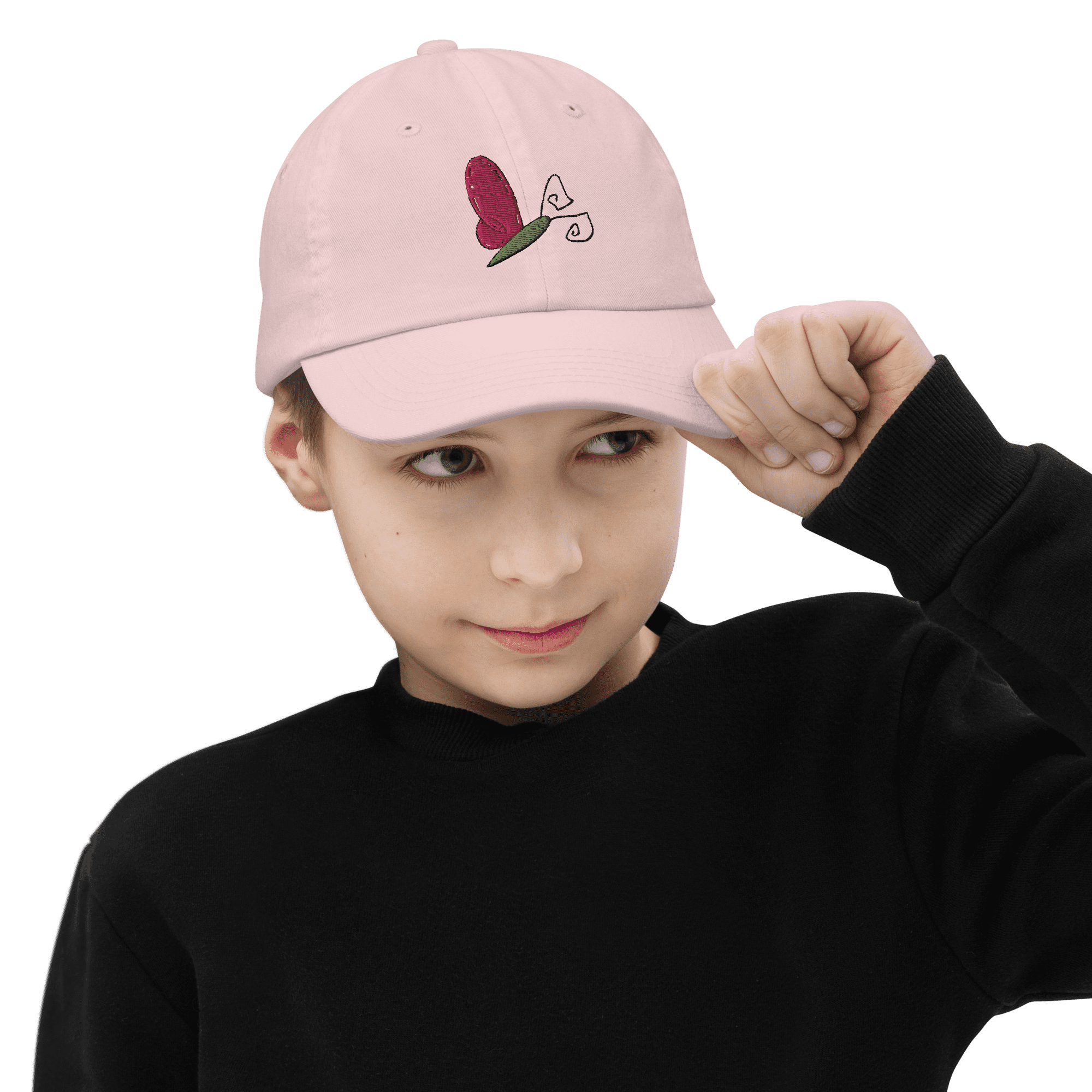 Butterfly Baseball Cap - Pink - Boy